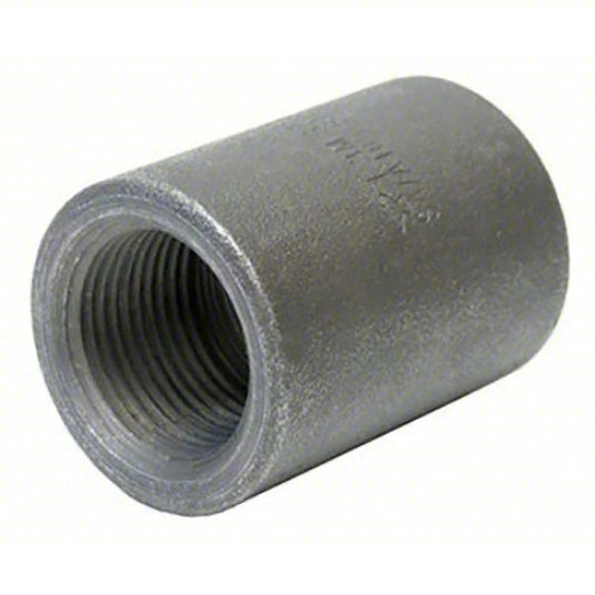 Galvanized pipe coupling connector for plumbing