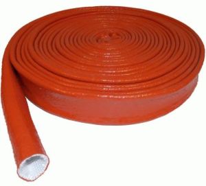 Red fireproof tubing roll for insulation